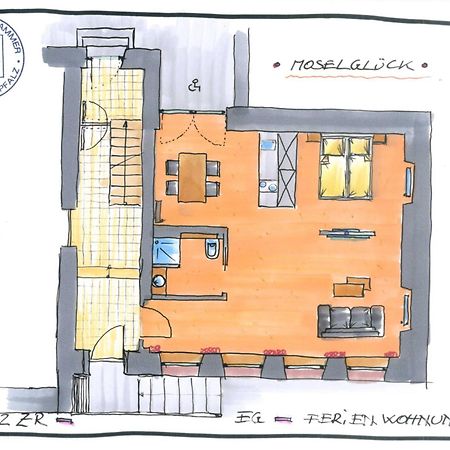 Moselloft Zeltingen-Rachtig Appartement Buitenkant foto