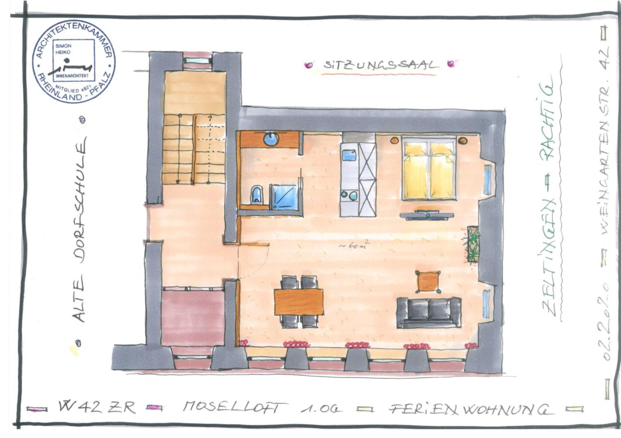 Moselloft Zeltingen-Rachtig Appartement Buitenkant foto
