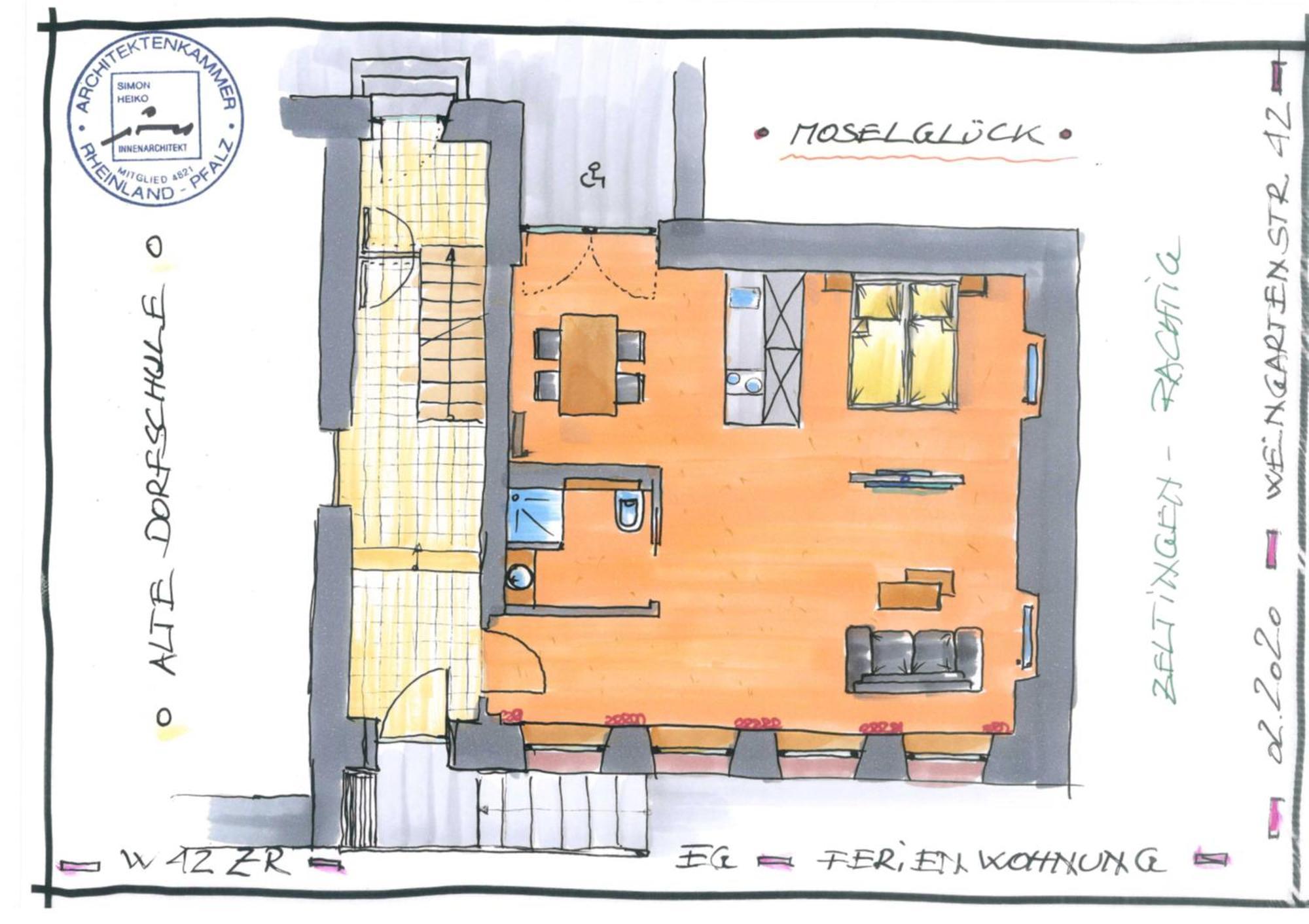 Moselloft Zeltingen-Rachtig Appartement Buitenkant foto