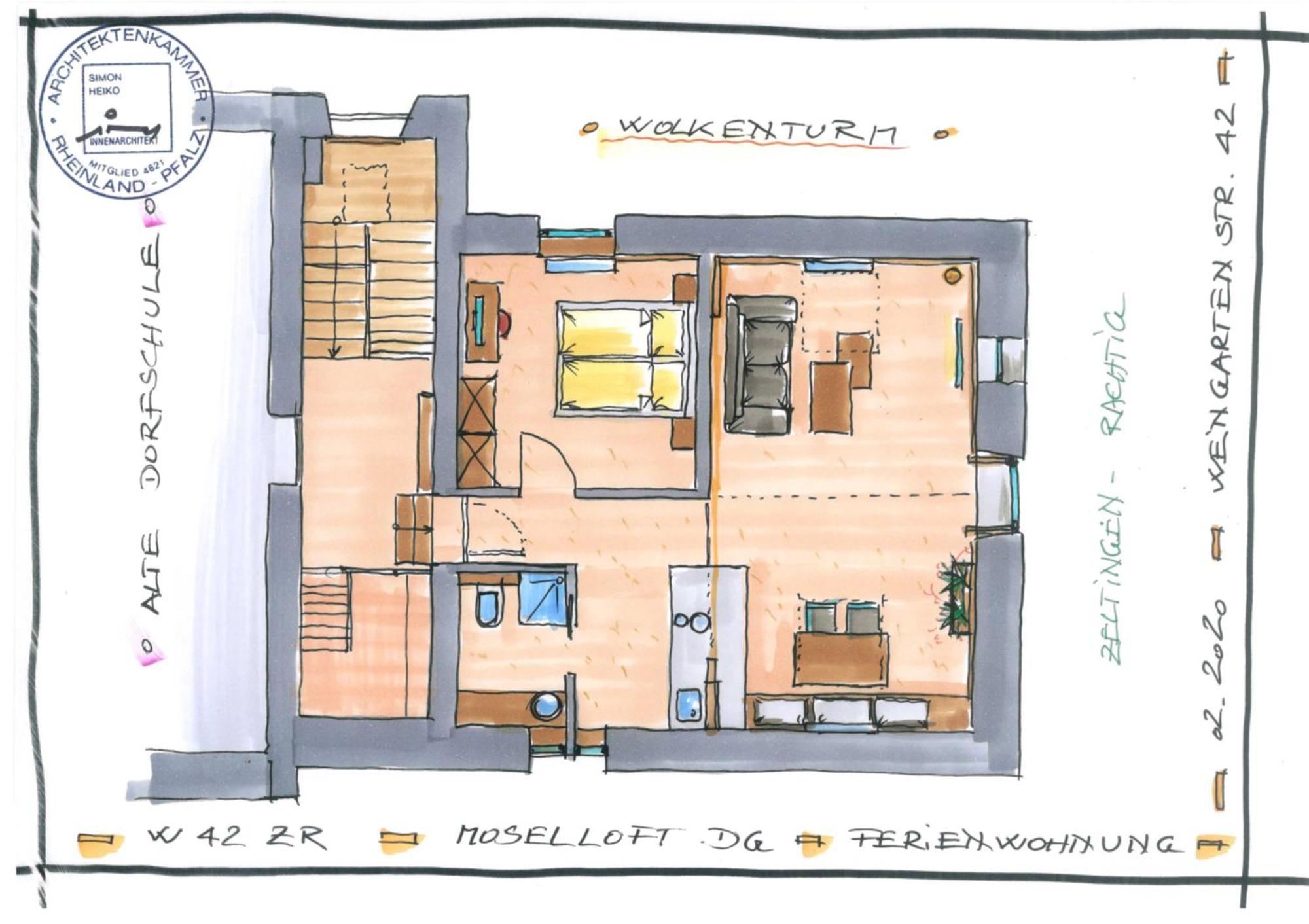 Moselloft Zeltingen-Rachtig Appartement Buitenkant foto